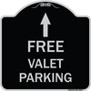 Signmission Free Valet Parking W/ Ahead Arrow Heavy-Gauge Aluminum Architectural Sign, 18" x 18", BS-1818-23944 A-DES-BS-1818-23944